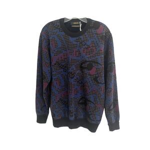 NWT Men Crew Neck Long Sleeve Knit Sweater Sz M/L